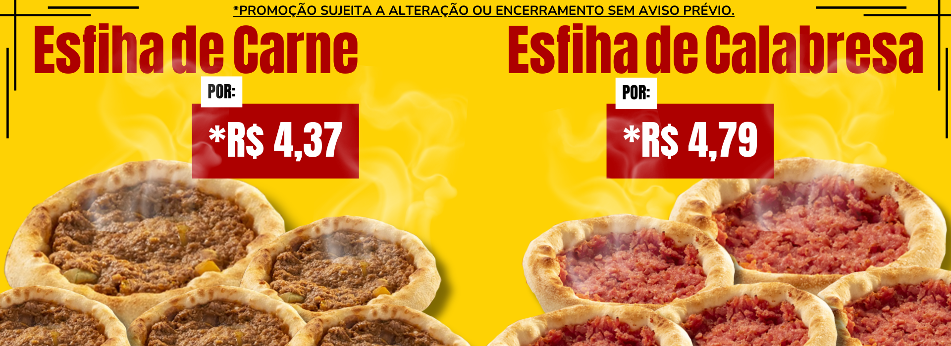 Esfihas - ESGOTADO!!