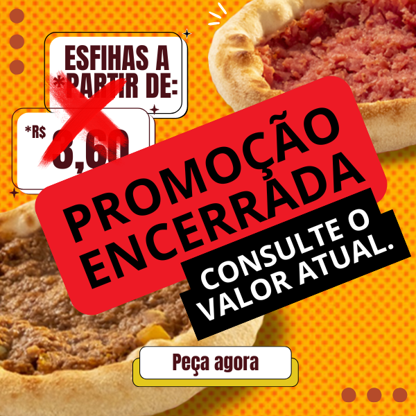Promoção 1 - ESGOTADO!!!